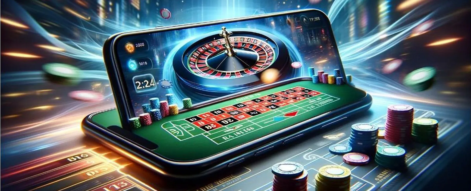 55bmw Live Casino dealer with cards and chips